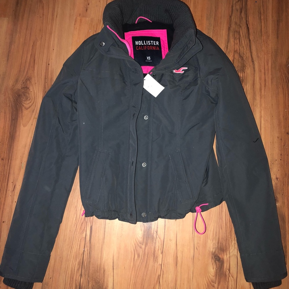 Hollister crop jacket